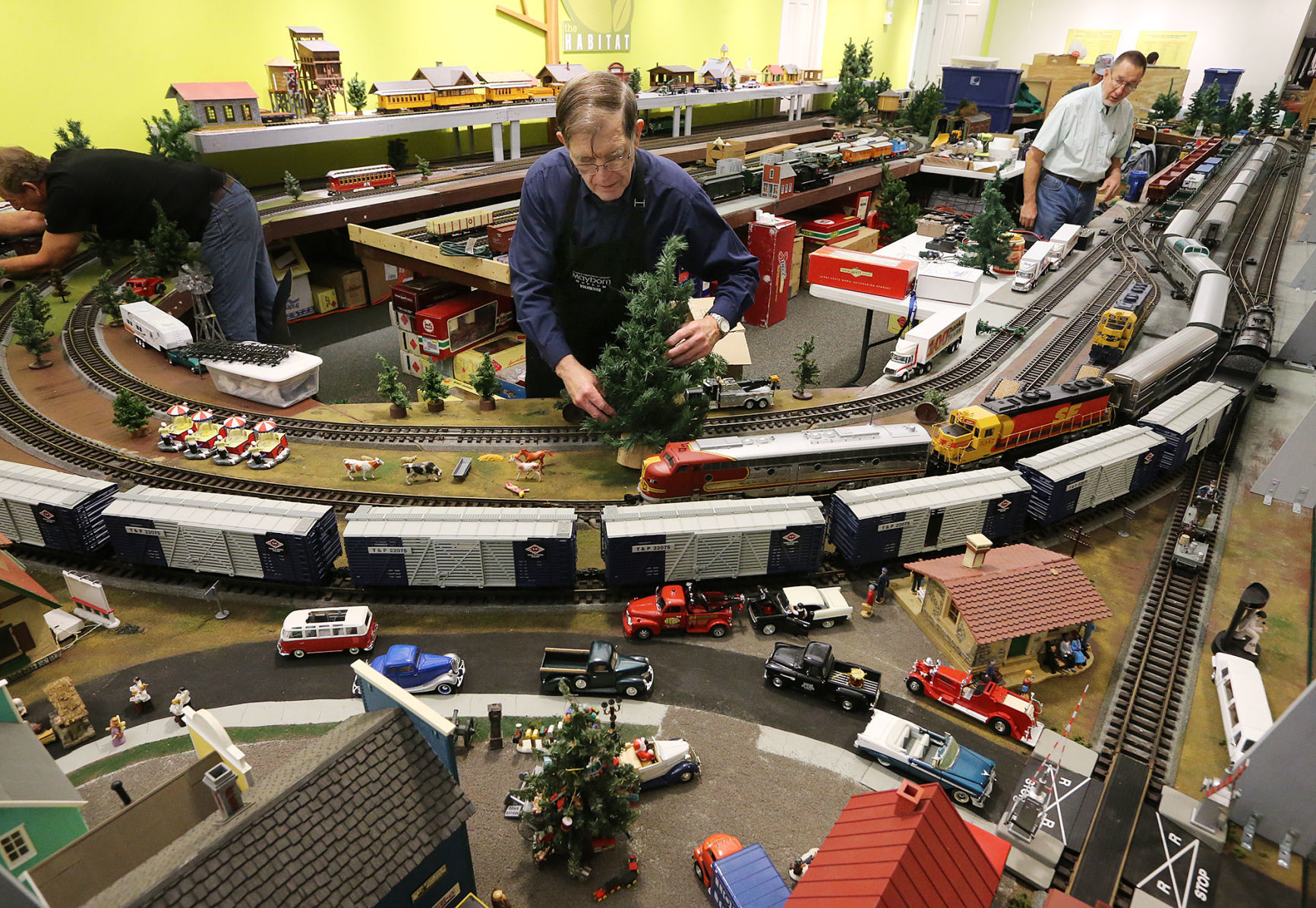 Mayborn train exhibit